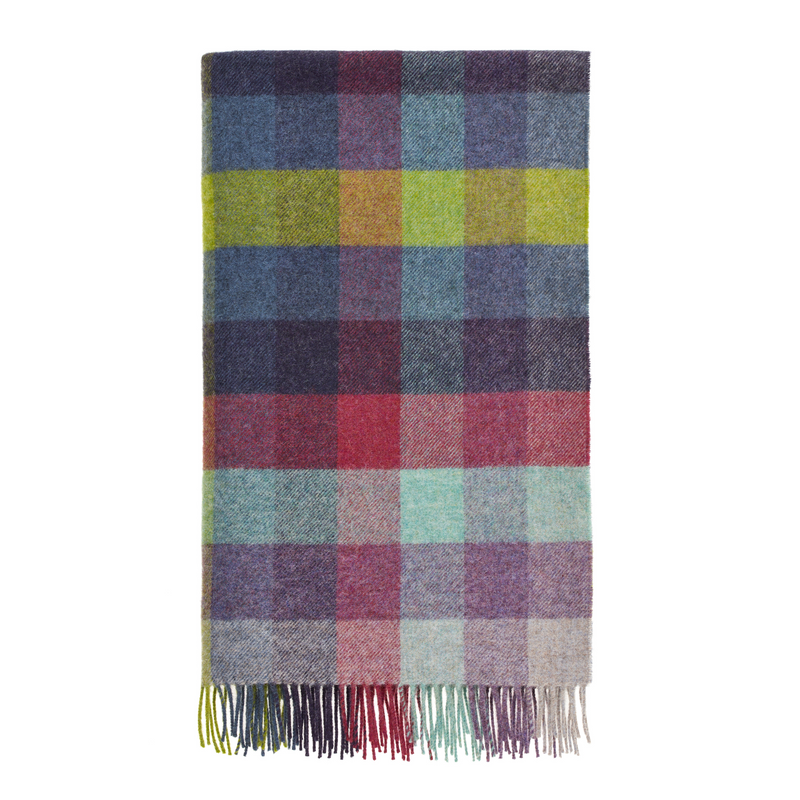 Bronte by Moon Harlequin Throw in Moorland