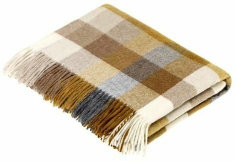 Bronte by Moon Harlequin Gold Throw