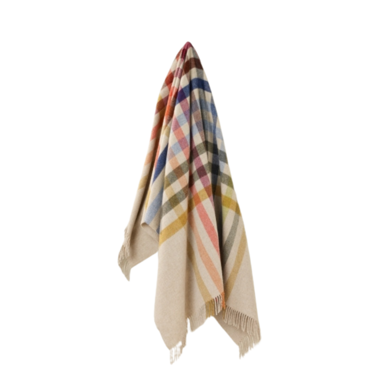 Bronte by Moon Henley Beige Multi Striped Throw