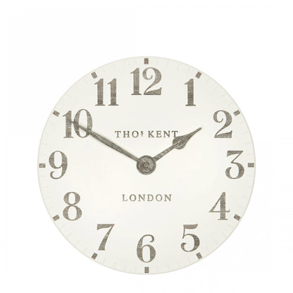 Thomas Kent Mulberry 12&quot; Wall Clock Limestone