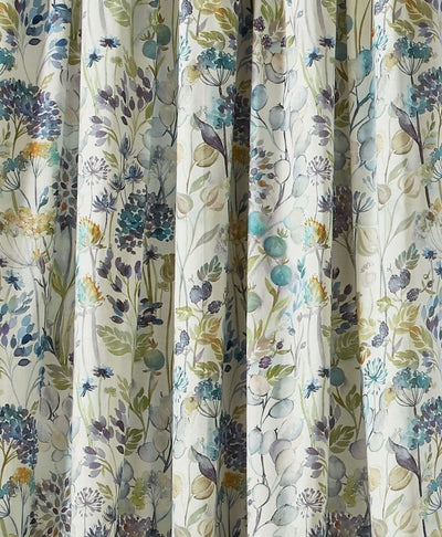 Voyage Maison Country Hedgerow Lined Pencil Pleat Curtains Sky - Packing Opened