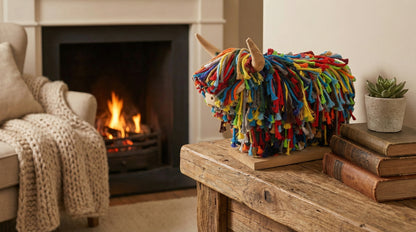 Aquarelle Home Morag Highland Cow Multi