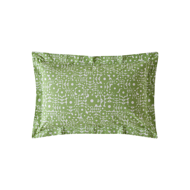 Orla Kiely Criss Cross Stem Duvet Cover Set Basil Green