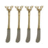 Culinary Concepts Set Of Four Golden Stag Spreaders
