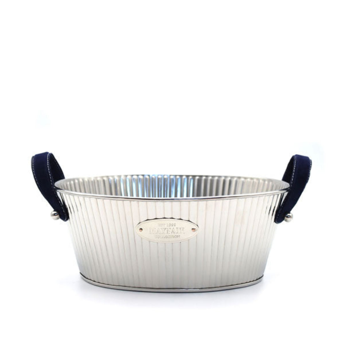 Culinary Concepts Mayfair Small Champagne Bath With Navy Handles