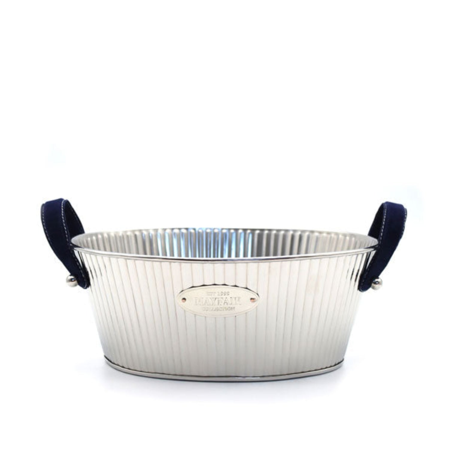 Culinary Concepts Mayfair Small Champagne Bath With Navy Handles