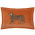 a pillow with a tiger design