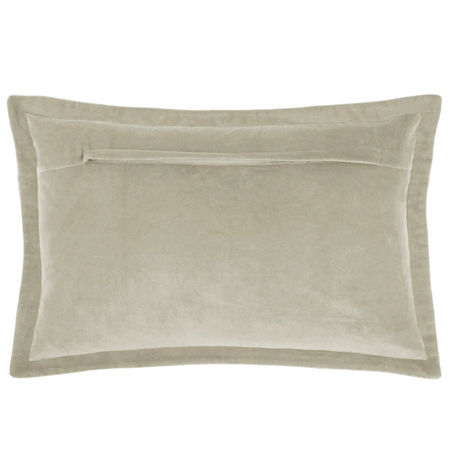 Voyage Maison Durga Embroidered Cushion Cover Quartz 45cm x 65cm reverse of cushion