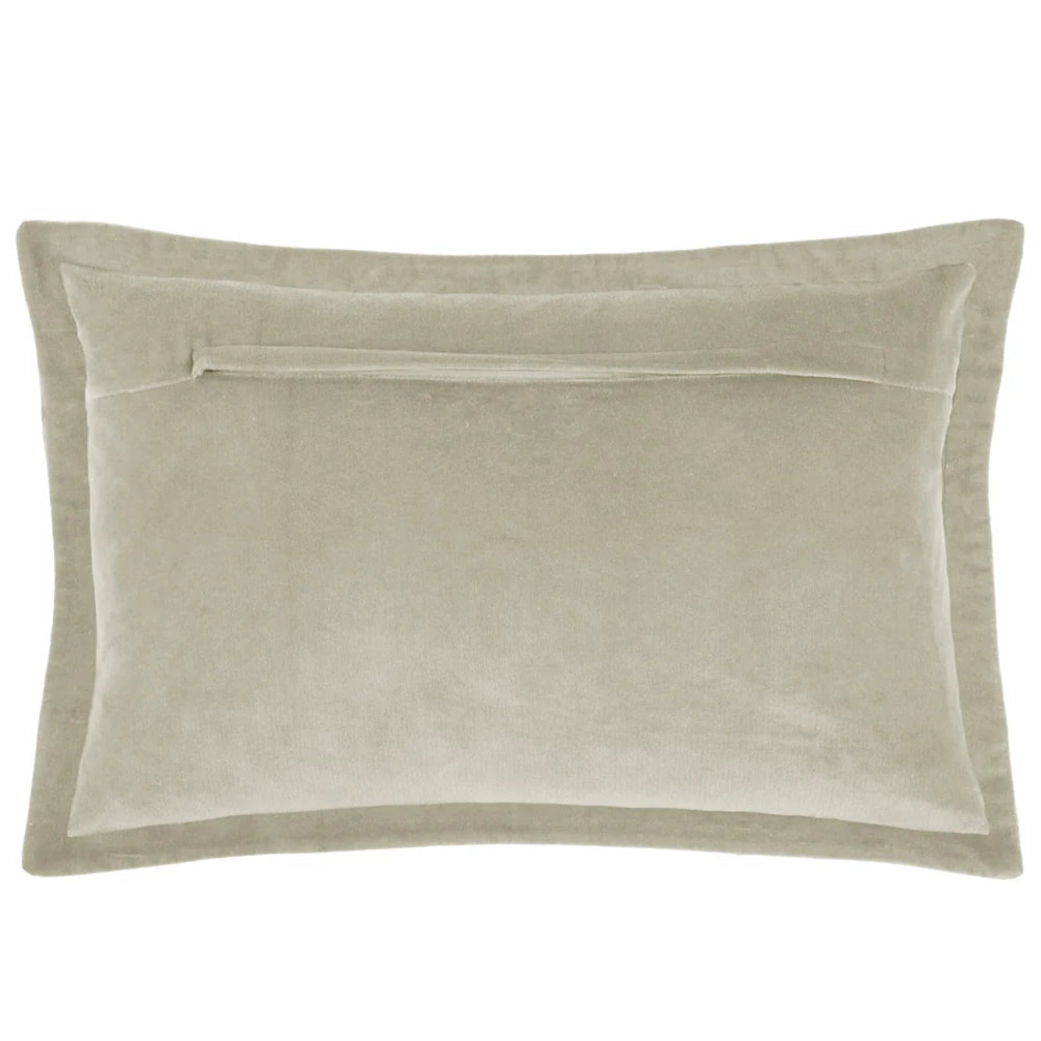 Voyage Maison Durga Embroidered Cushion Cover Quartz 45cm x 65cm reverse of cushion