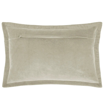 Voyage Maison Durga Embroidered Cushion Cover Quartz 45cm x 65cm reverse of cushion