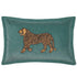 Voyage Maison Durga Embroidered Cushion Cover Teal 45cm x 65cm