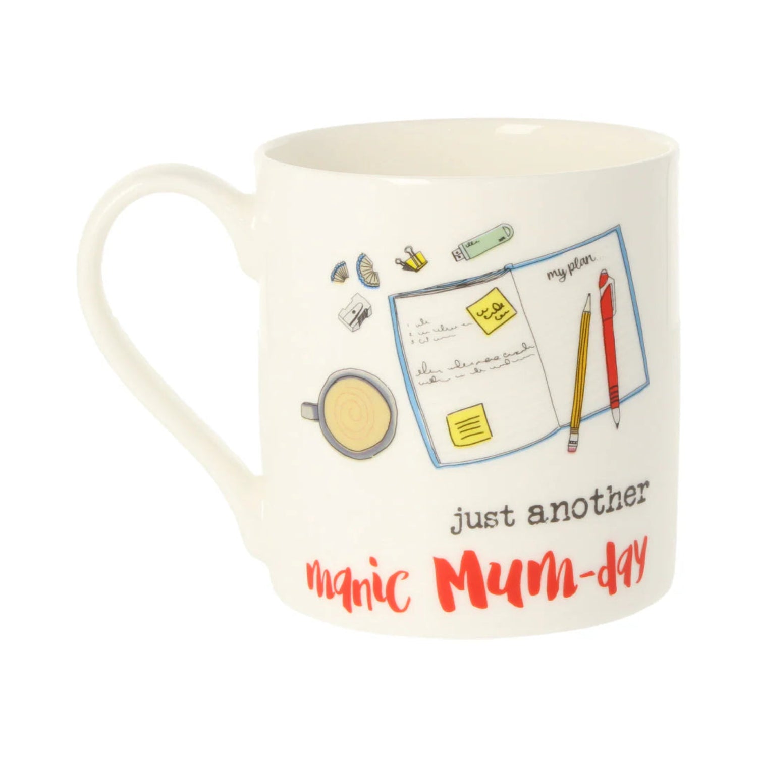 Dandelion Stationery Manic Mum-Day Mug
