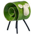 Enigma Scroll Stylish Ram Sculpture Green