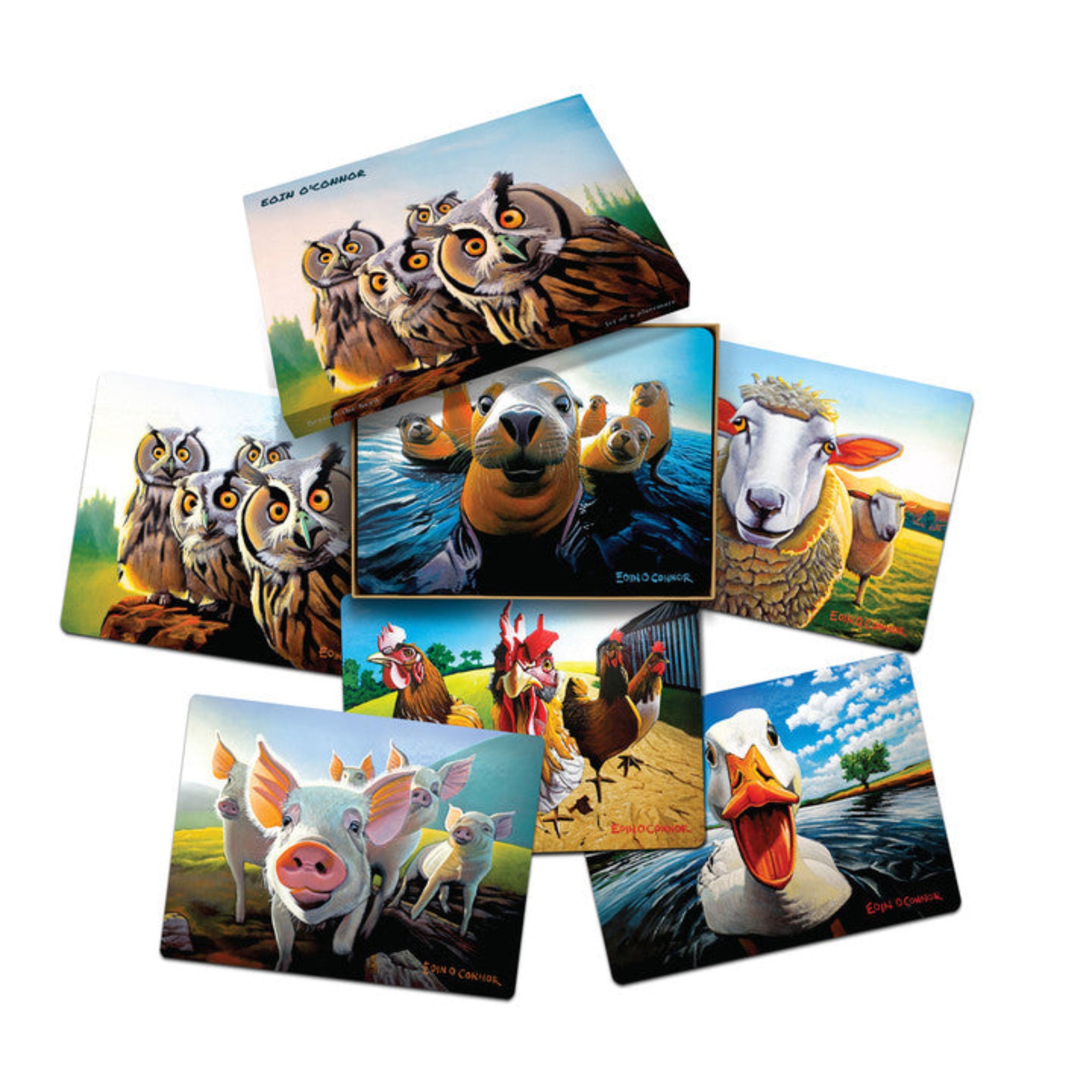 Eoin O Connor Beyond the Herd Set 6 Placemats