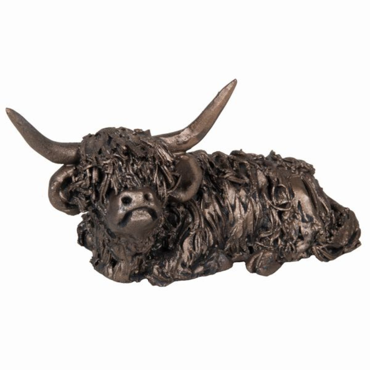 Frith Sculpture Dougal Sitting Highland Cow VBM002