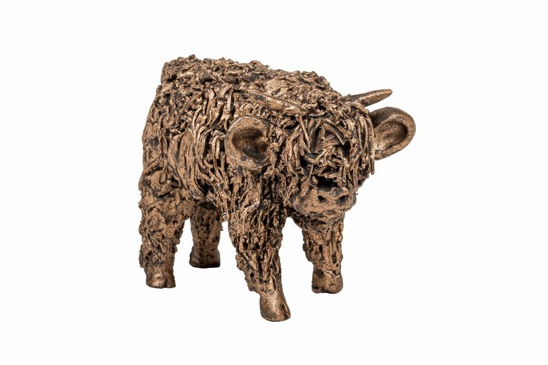 Frith Sculpture Highland Cow Bull Calf
