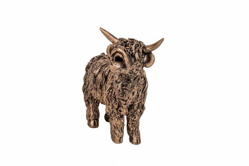 Frith Sculpture Mooing Highland Cow VB097