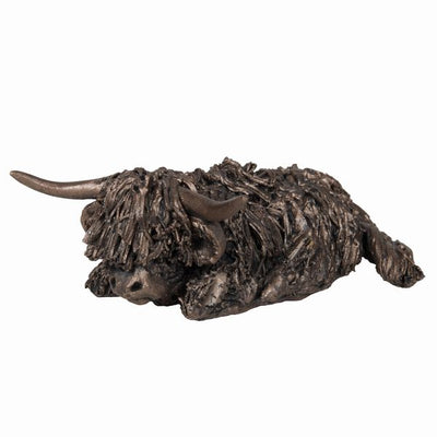 Frith Sculpture Morag Sitting Highland Cow VBM001