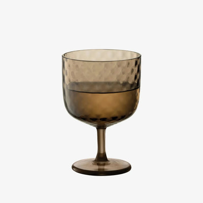 LSA Dapple Wine Glass 325ml Earth Brown