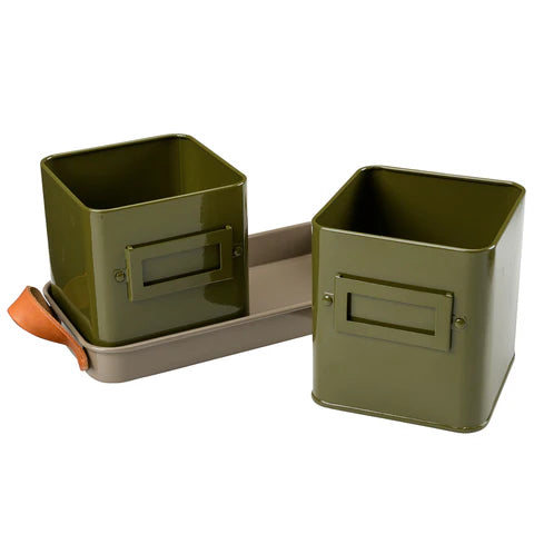 Burgon &amp; Ball Collector Herb Pots - Olive