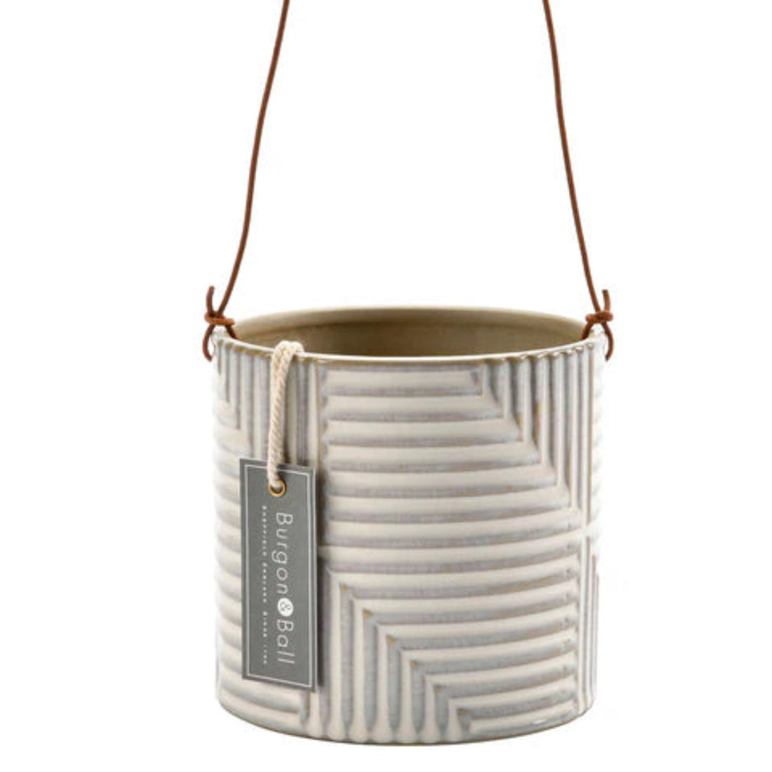 Burgon &amp; Ball Modena Hanging Pot Grey