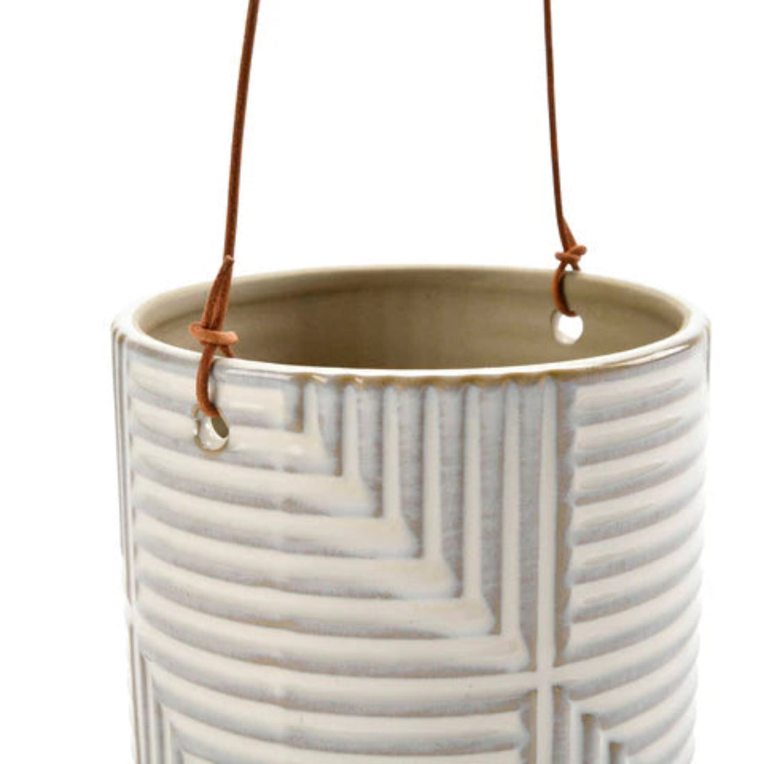 Burgon & Ball Modena Hanging Pot Grey