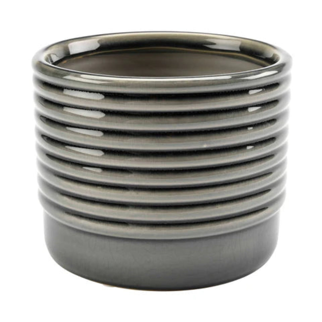 Burgon & Ball Oslo Grey Glazed Pot - Large