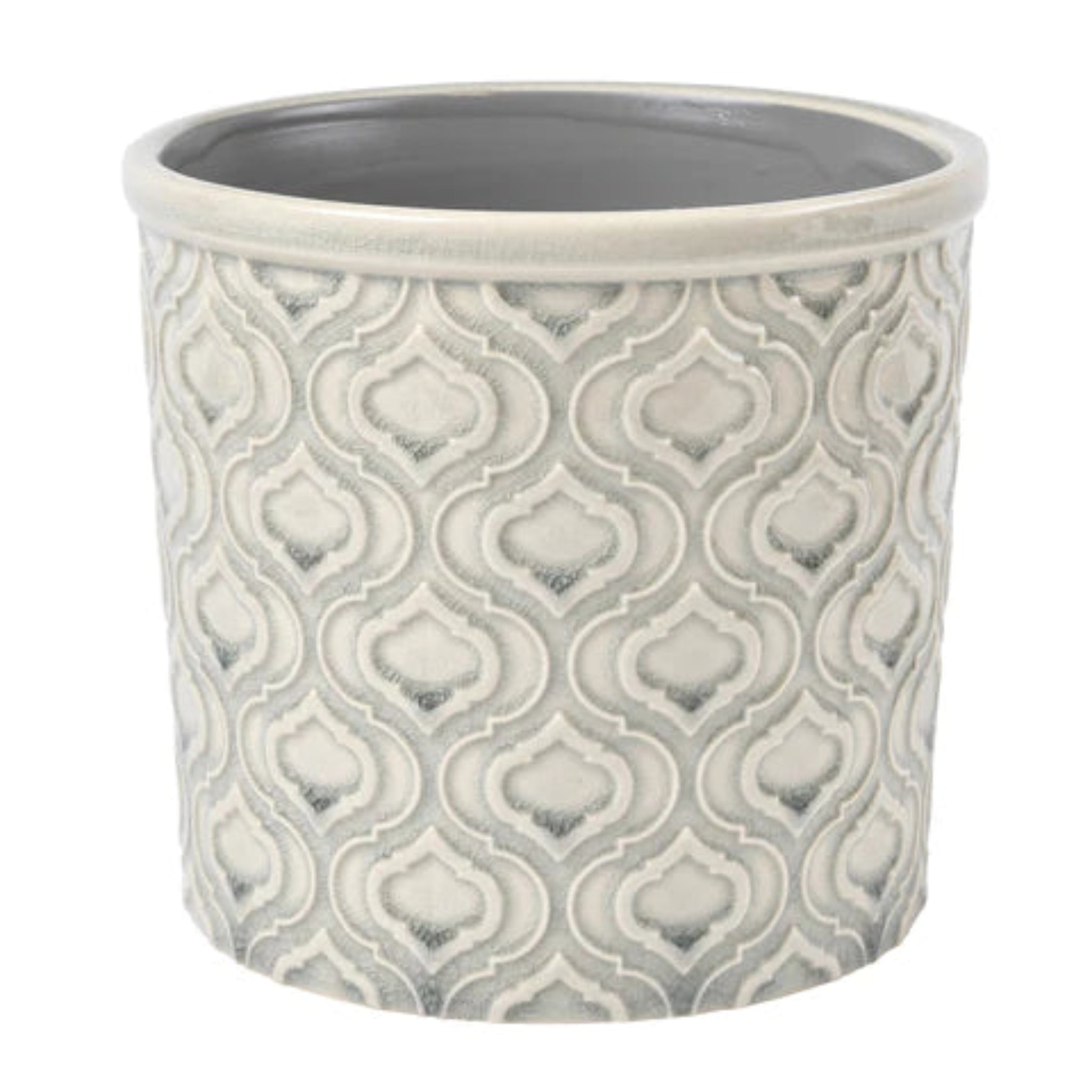 Burgon &amp; Ball Venetian Grey Glazed Pot - Large