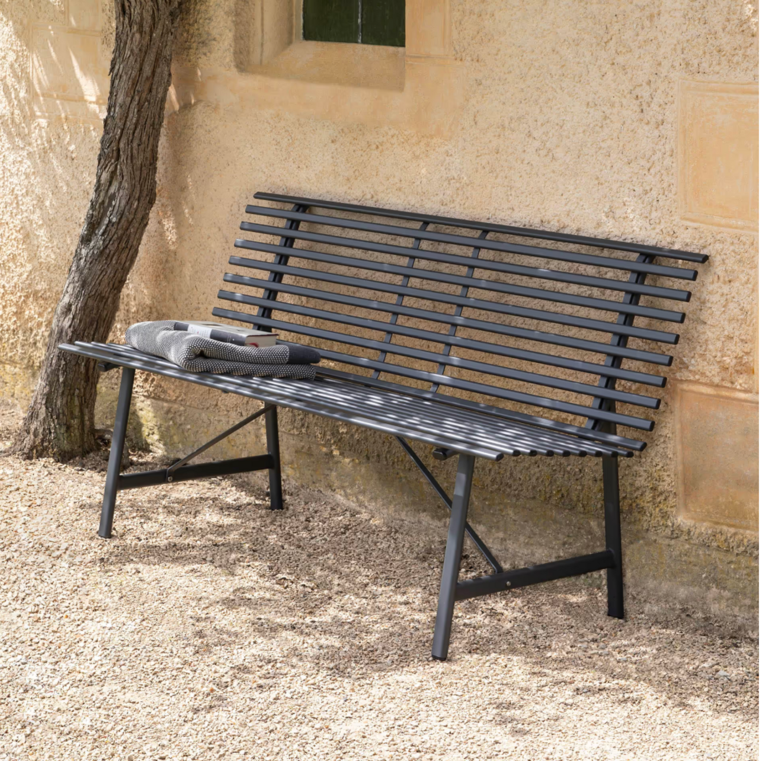 Garden Trending Richmond Bench  Steel Carbon