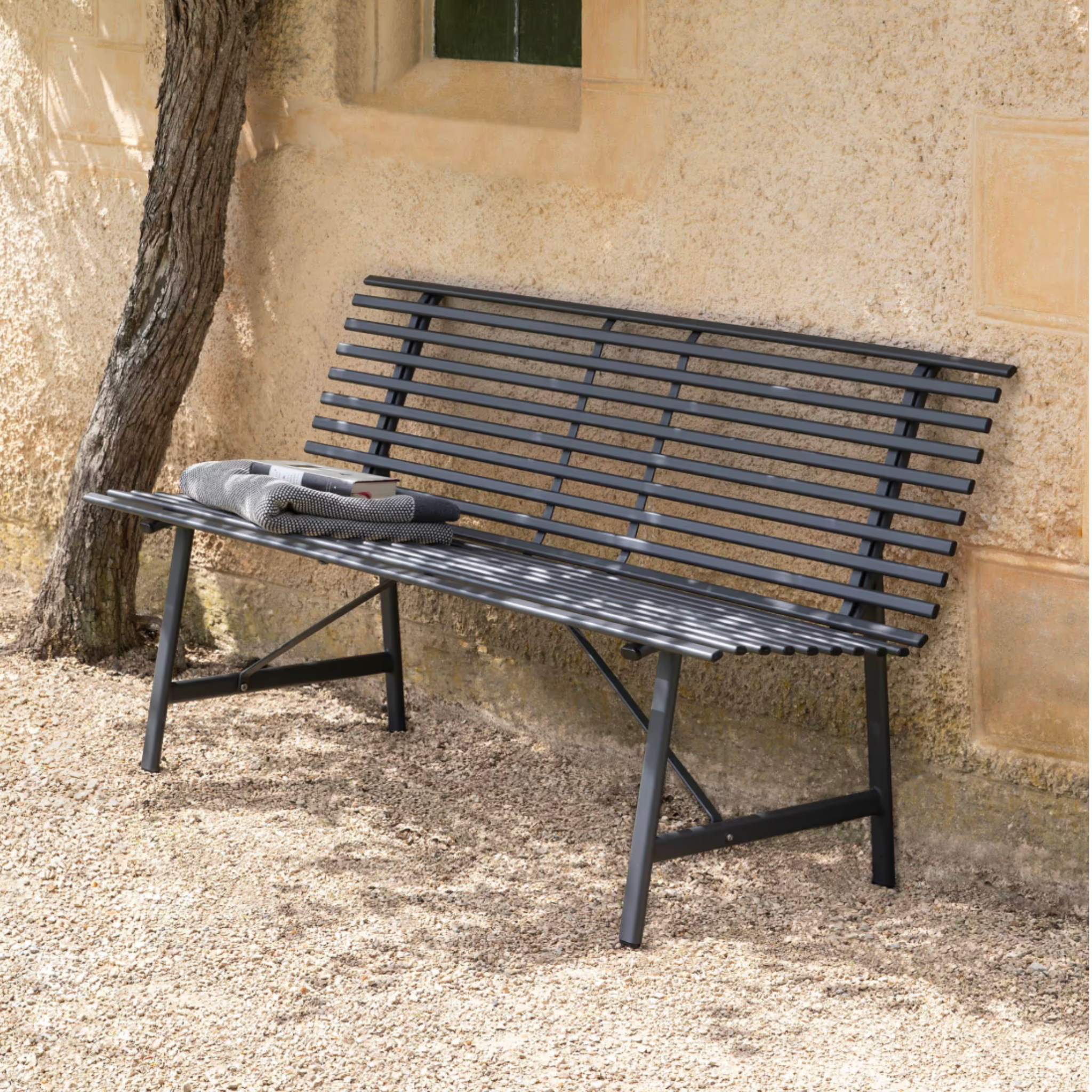 Garden Trending Richmond Bench  Steel Carbon