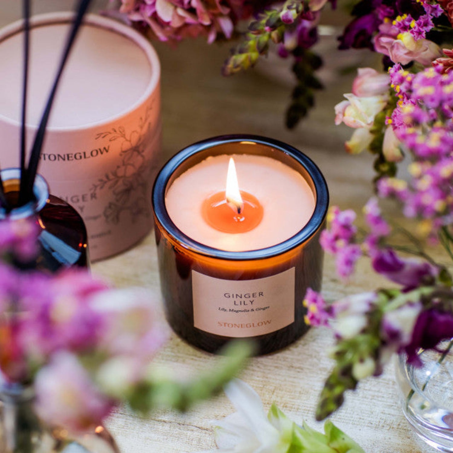 Stoneglow The Walled Garden Ginger Lily Candle 210g