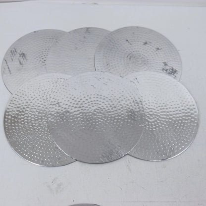 Just Slate Company/ Selbrae House  Hammered Silver Placemats SECONDS Grade B