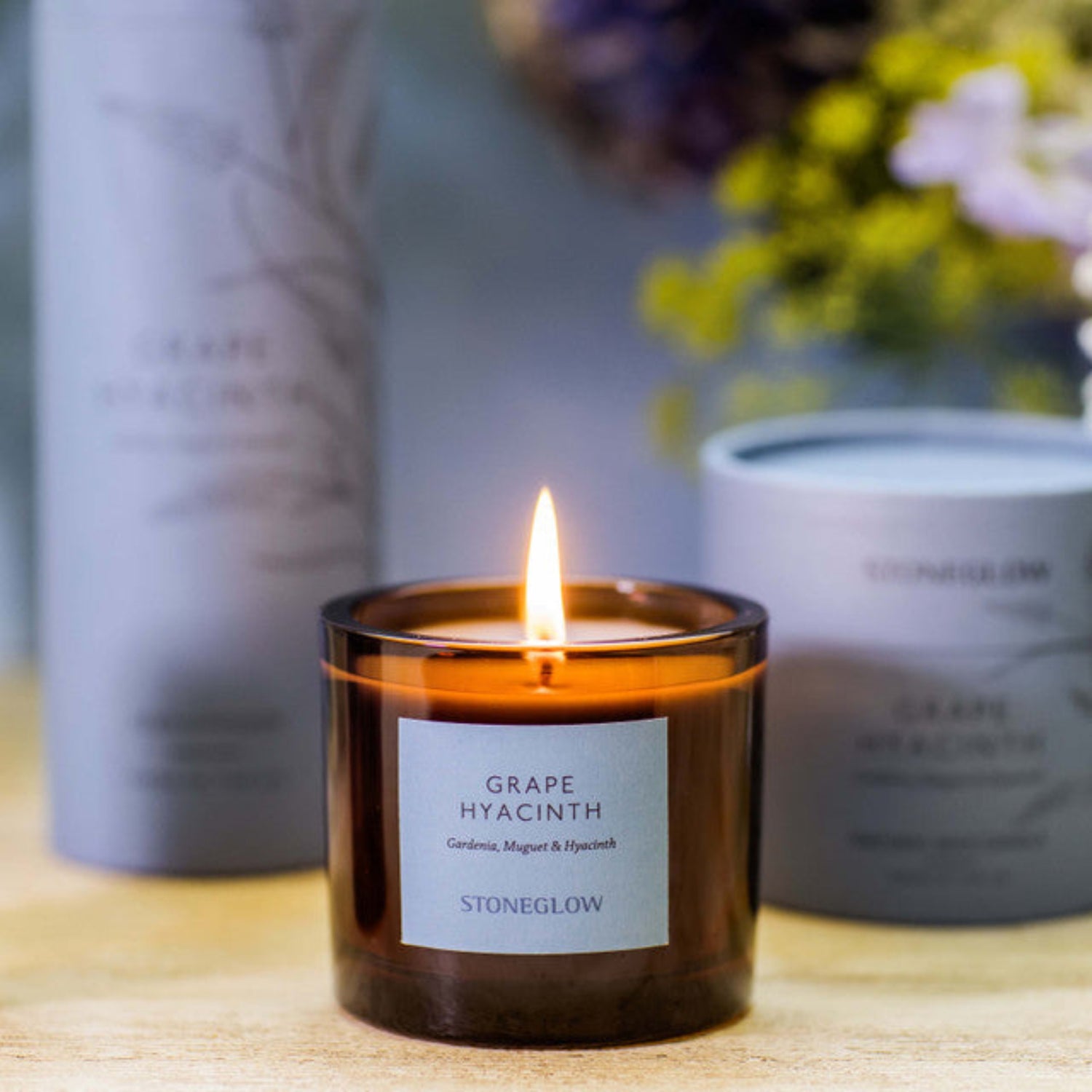 Stoneglow The Walled Garden Grape Hyacinth Candle 210g