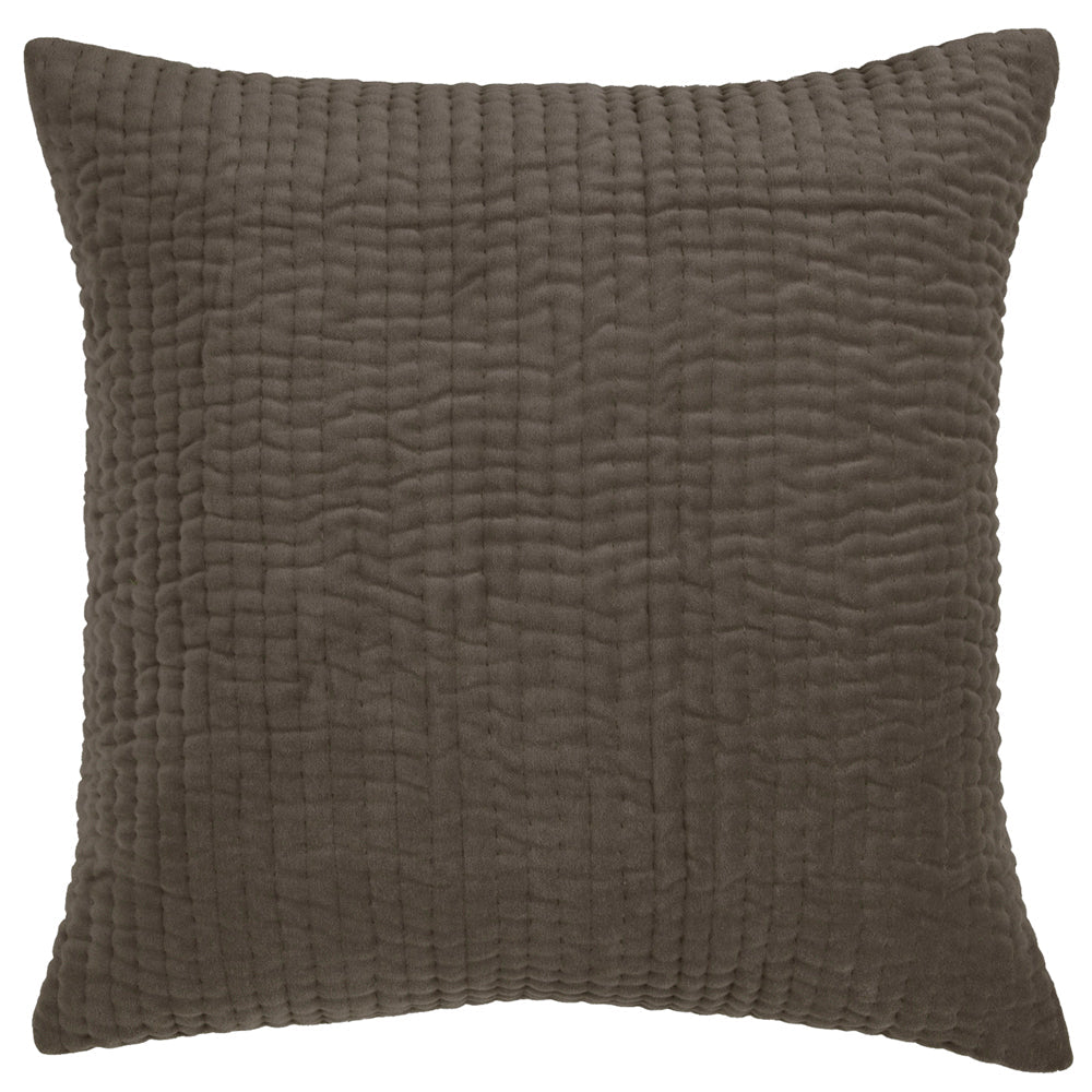 a close up of a pillow