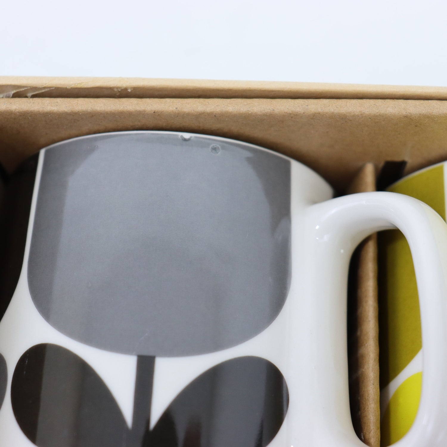 Orla Kiely Stackable Mugs Block Print Set of Four SECONDS