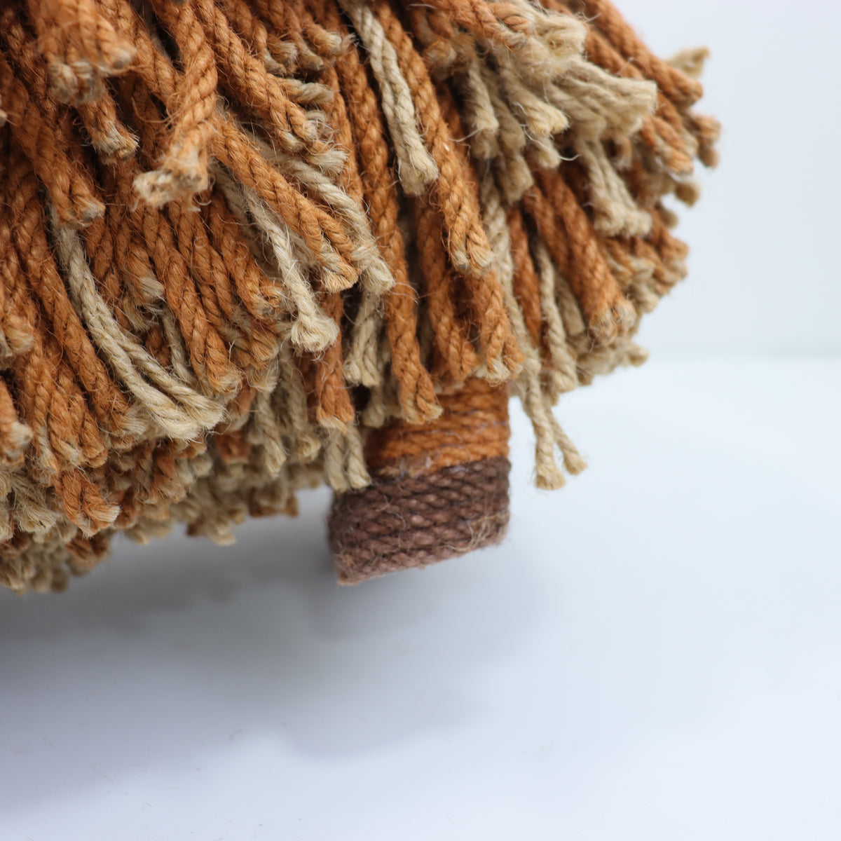 a close up of a mop