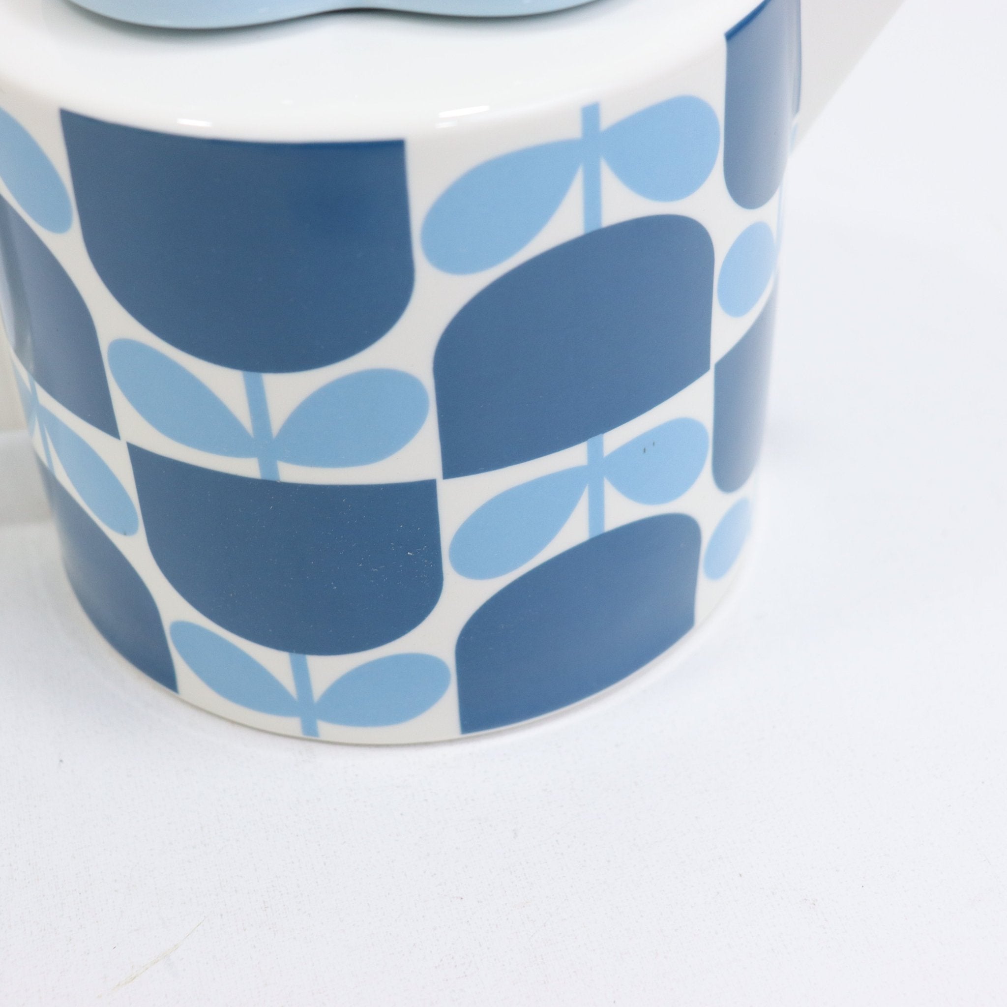 Orla Kiely Teapot Block Flower Navy - SECONDS