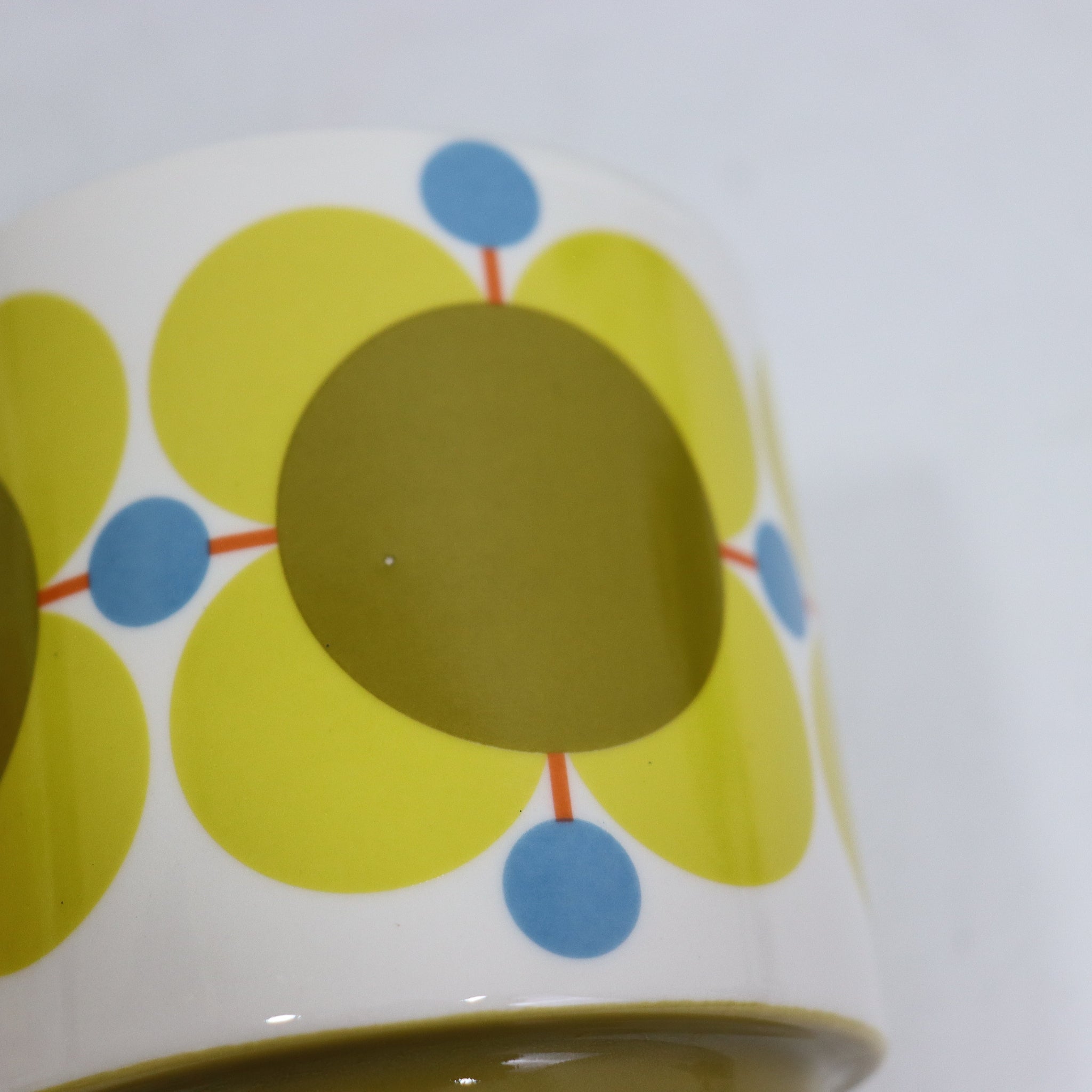 Orla Kiely Stackable Mugs Atomic Print Set of Six - SECONDS