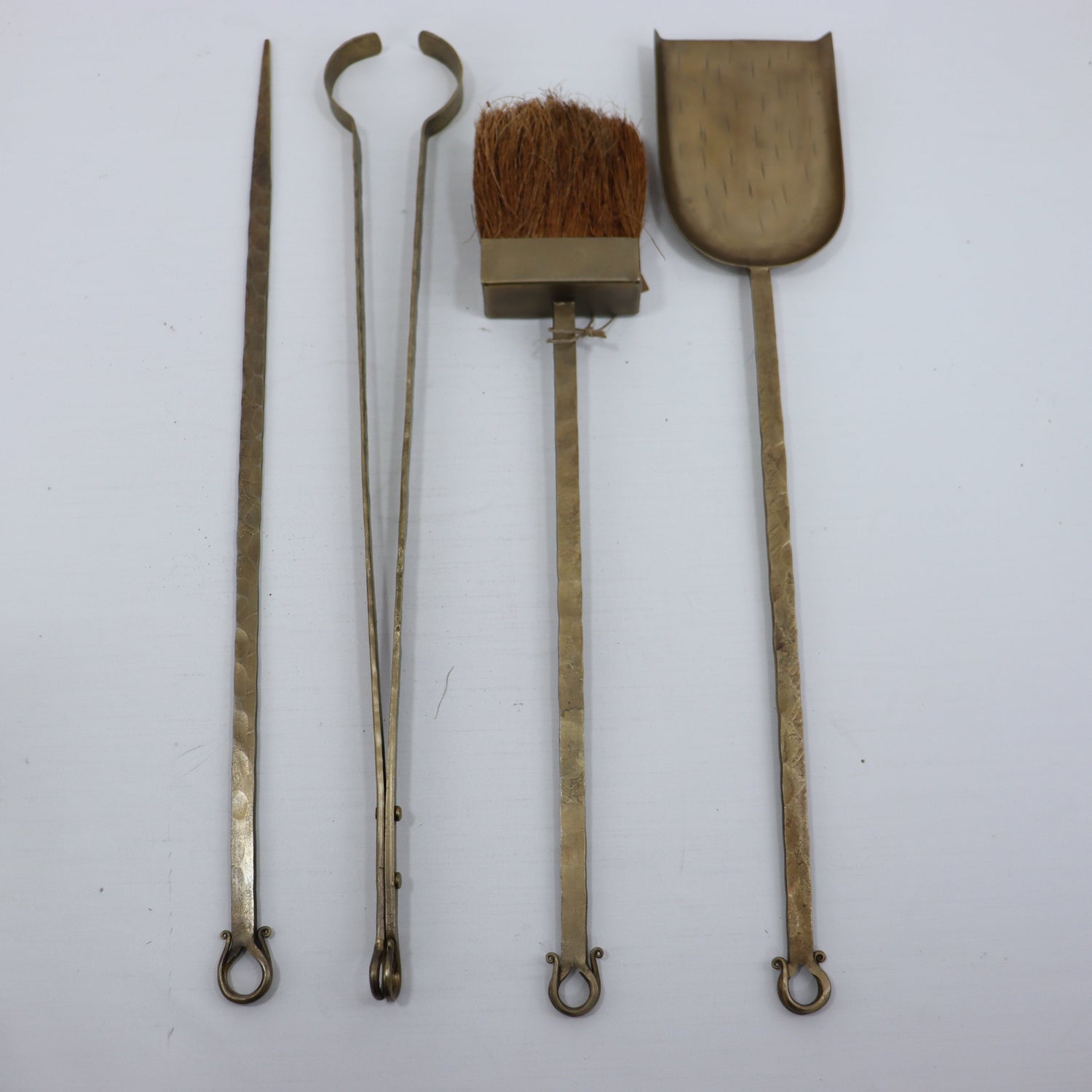 Nkuku Lowada Fireside Tool Set Antique Brass