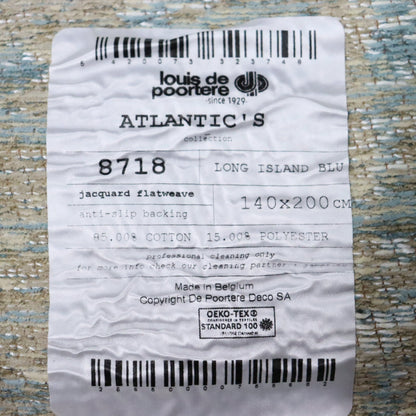 Label from Louis de Poortere with product details on a textured surface