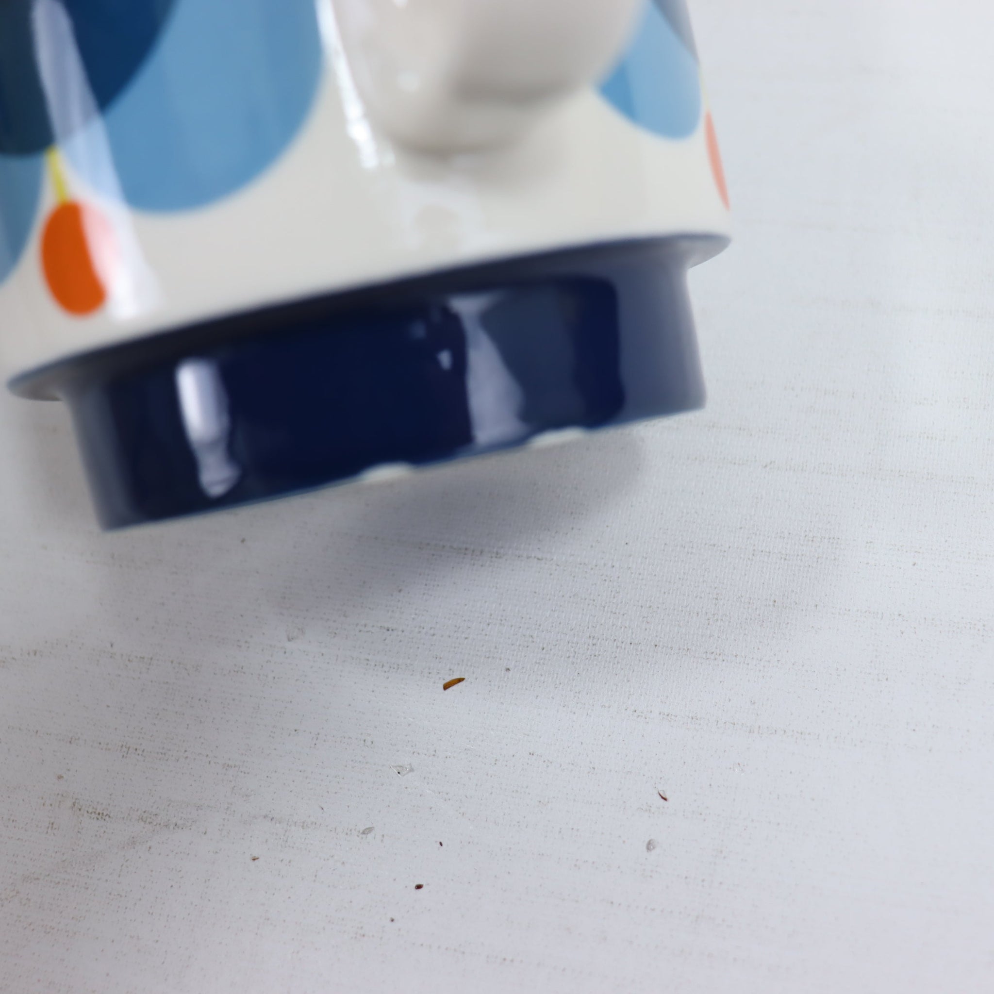 Orla Kiely Stackable Mugs Atomic Print Set of Four - SECONDS