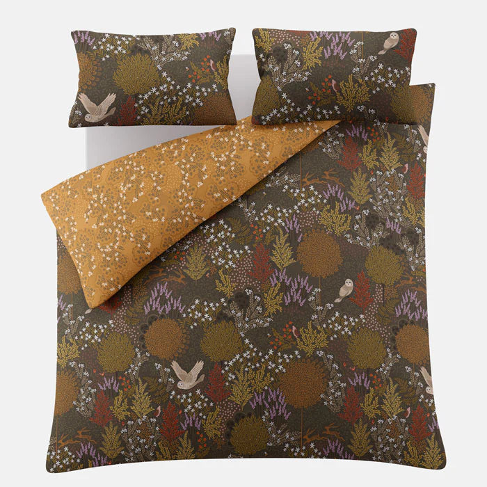 Sara Miller Owl Forest Reversible Duvet Cover Set