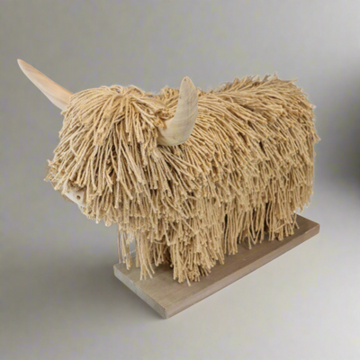 Morag Highland Cow in Jute