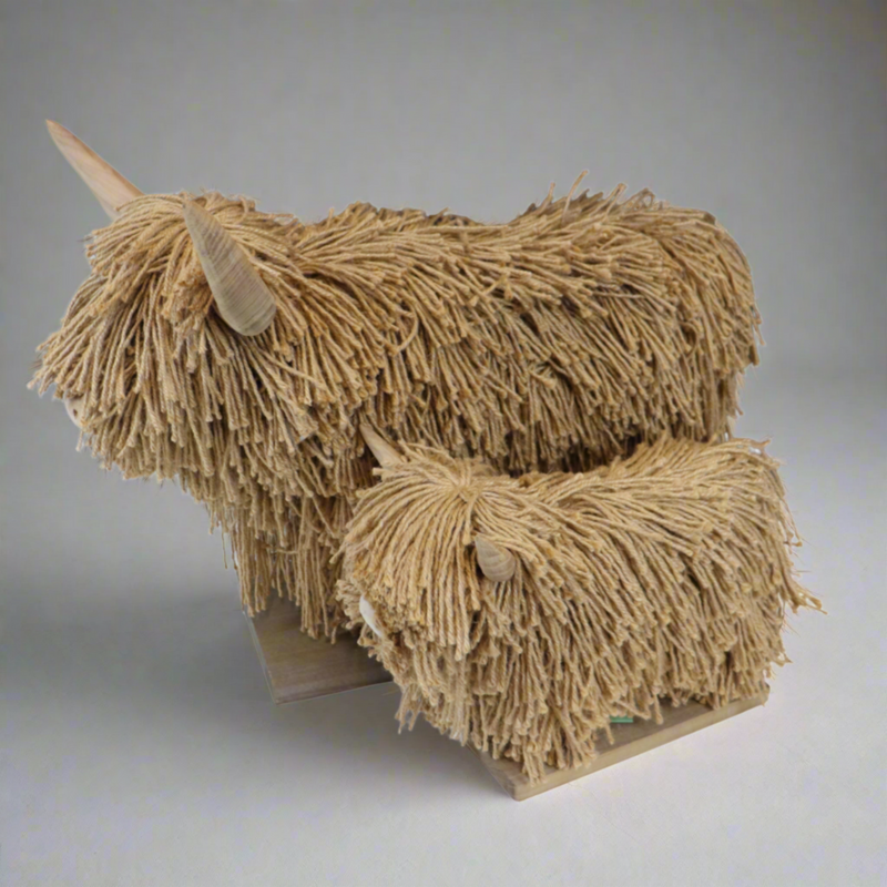 Morag Highland Cow Mini and Small Jute