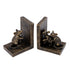 Libra Pallino Antique Gold Mouse Bookends