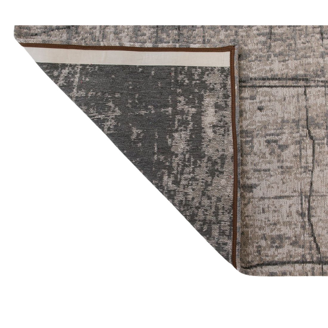 Louis De Poortere Mad Men Griff 8420 Jersey Stone Rug 170cm x 240cm