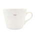 White mug with &