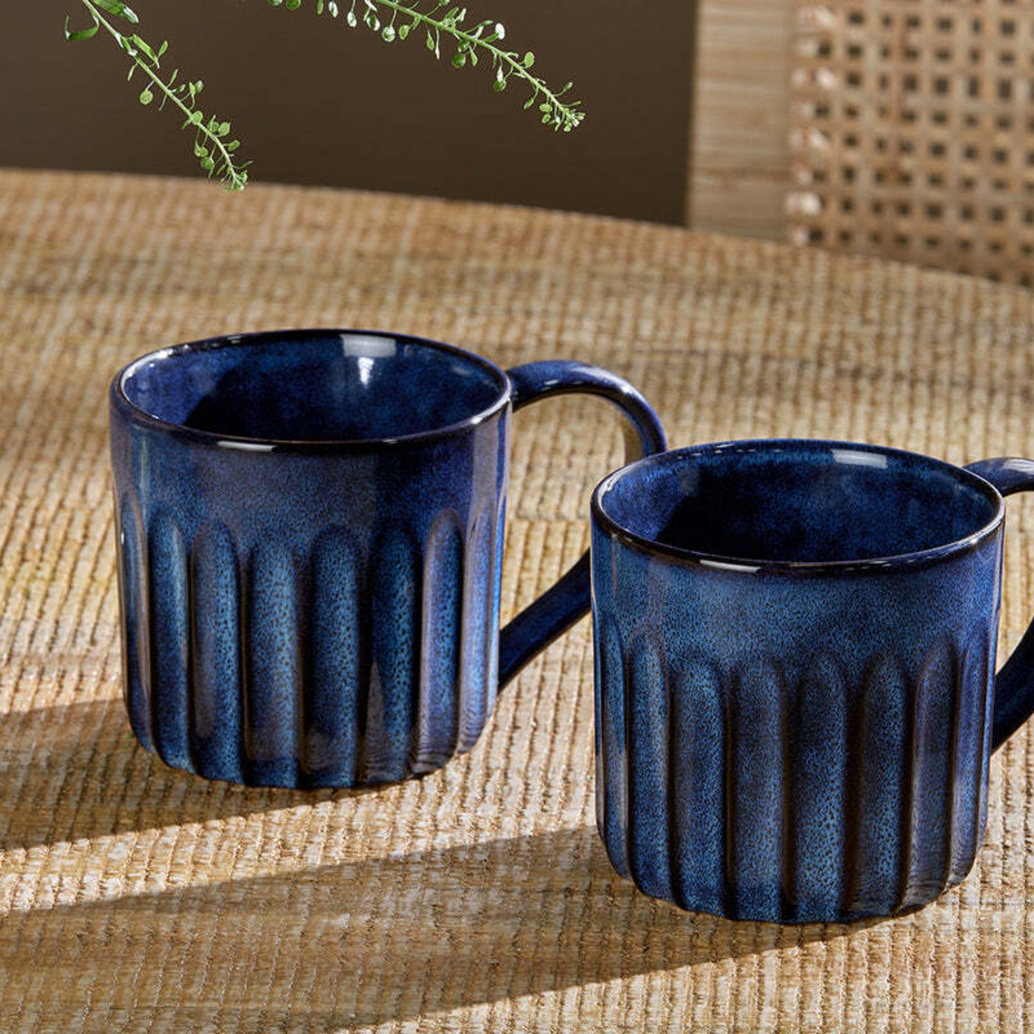 Nkuku Moda Mug Deep Blue Set of 2