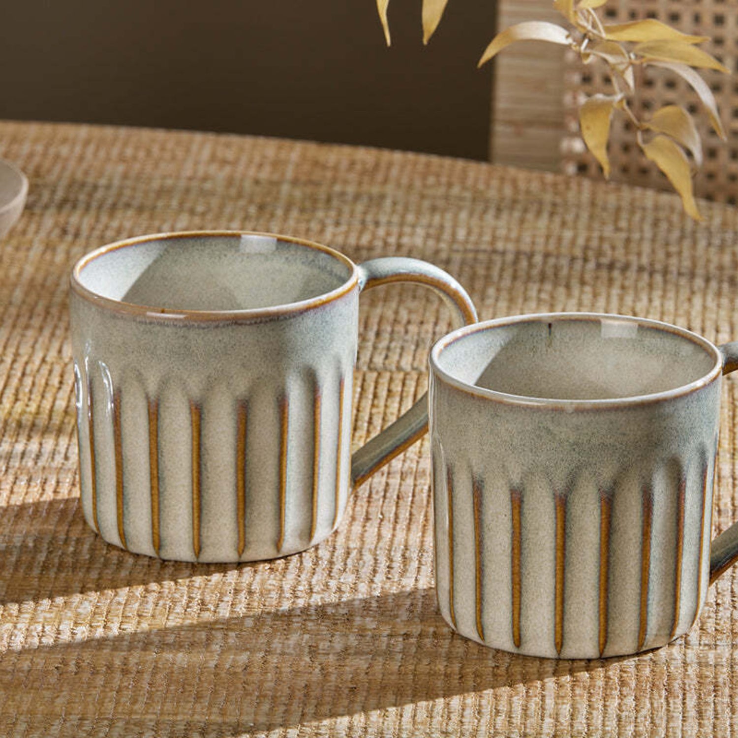 Nkuku Moda Mug Natural Set of 2