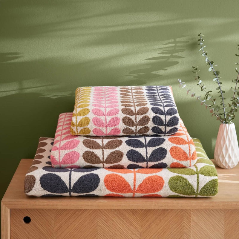 Orla Kiely Multi Stem Towels Auburn